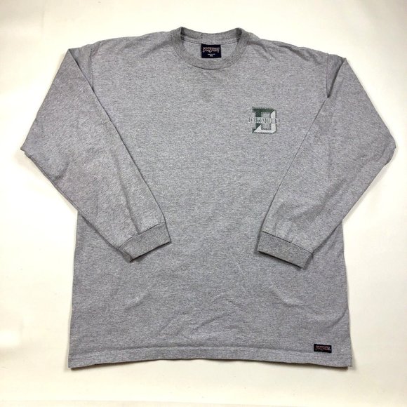 Vintage Dartmouth College Long Sleeve gray T Shirt Jansport Size Large USA  Made - Picture 3 of 10